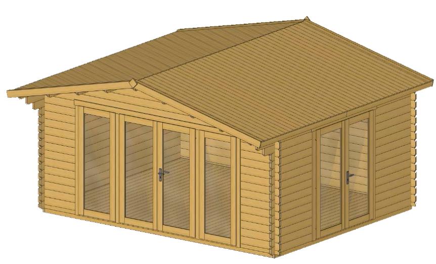 ხის სახლი Nodar - ფოტო 2. დიდი ფანჯრები იატაკამდე, მთლიანად მინის ორმაგი კარი ავსებს სახლს სითბოთი, სინათლითა და სიმყუდროვით; დასასვენებლად და მეგობრების შესახვედრად შესანიშნავი პავილიონი