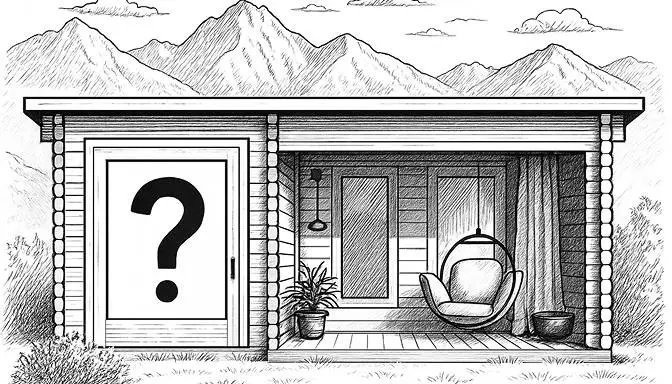 ხის სახლი Irakli - ფოტო 1. მცირე ზომის ტერასა მყუდრო გრძელი სკამით; ერთი ოთახი ფანჯრით